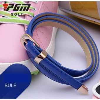 EXCEED LADY GOLF BELT DARK BLUE COLOUR เข็มขัดหนังนักกอล์ฟผู้หญิง PGM (PD008) สีน้ำเงิน EXCEED LADY GOLF BELT DARK BLUE COLOUR เข็มขัดหนังนักกอล์ฟผู้หญิง PGM (PD008) สีน้ำเงิน