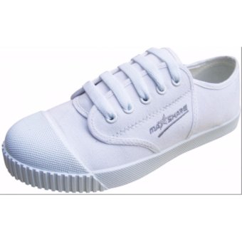 MASHARE รองเท้าผ้าใบนักเรียน รุ่น M205 สีขาว MASHARE รองเท้าผ้าใบนักเรียน รุ่น M205 สีขาว