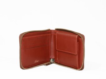 PARAGON ZIPPED WALLET กระเป๋าสตางค์ซิป แบบสั้น - น้ำตาลวิสกี้ PARAGON ZIPPED WALLET กระเป๋าสตางค์ซิป แบบสั้น - น้ำตาลวิสกี้