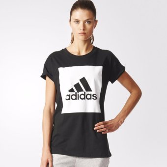 Adidas เสื้อยืด คอกลม Women T-Shirt ESS Logo Lo TEE S97231 BK (790) Adidas เสื้อยืด คอกลม Women T-Shirt ESS Logo Lo TEE S97231 BK (790)
