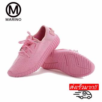 Marino รองเท้า รองเท้าผ้าใบผู้หญิง รุ่น A004 - Pink Marino รองเท้า รองเท้าผ้าใบผู้หญิง รุ่น A004 - Pink