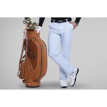 EXCEED MEN's GOLF PANTS PGM ( WHITE ) กางเกงกอล์ฟขายาว สีขาว KUZ004 EXCEED MEN's GOLF PANTS PGM ( WHITE ) กางเกงกอล์ฟขายาว สีขาว KUZ004