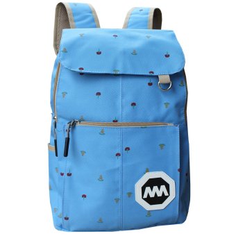 Peimm Modello Flower MiB Backpack กระเป๋าเป้สะพายหลัง พิมพ์ลายดอกไม้ สไตส์เกาหลี (สีฟ้า) Peimm Modello Flower MiB Backpack กระเป๋าเป้สะพายหลัง พิมพ์ลายดอกไม้ สไตส์เกาหลี (สีฟ้า)