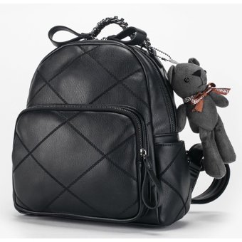 AXIXI กระเป๋าเป้แฟชั่น Teddy Bag สีดำ AXIXI กระเป๋าเป้แฟชั่น Teddy Bag สีดำ