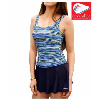 STREAMLINE ชุดว่ายน้ำสตรี 1 ชุด มี 2 ชิ้น กระโปรงมีกางเกงขาเว้าด้านใน STREAMLINE ชุดว่ายน้ำสตรี 1 ชุด มี 2 ชิ้น กระโปรงมีกางเกงขาเว้าด้านใน
