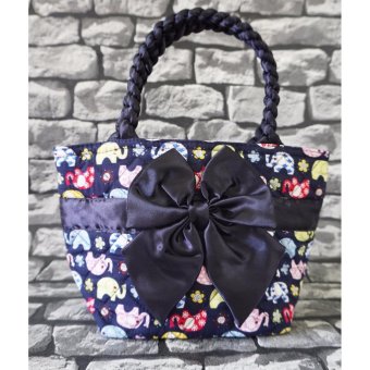 กระเป๋าผ้าลายคอตตอน thank you bag รุ่น mini กระเป๋าผ้าลายคอตตอน thank you bag รุ่น mini