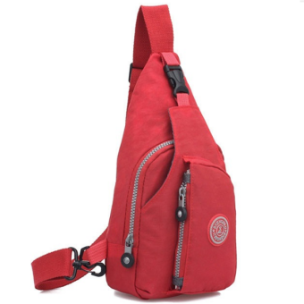 RICHCOCO กระเป๋าเป้ สายเดี่ยว Nylon leisure Backpack K03_02-Red RICHCOCO กระเป๋าเป้ สายเดี่ยว Nylon leisure Backpack K03_02-Red