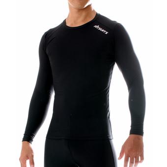 FITSUITS เสื้อแขนยาว กระชับกล้ามเนื้อ รัดกล้ามเนื้อ SPORTS COMPRESSION ชุดกีฬา ออกกำลังกาย ว่ายน้ำ วิ่ง ฟิตเนส ฟุตบอล รุ่น ORIGINAL FS-S001 สีดำ BLACK FITSUITS เสื้อแขนยาว กระชับกล้ามเนื้อ รัดกล้ามเนื้อ SPORTS COMPRESSION ชุดกีฬา ออกกำลังกาย ว่ายน้ำ วิ่ง ฟิตเนส ฟุตบอล รุ่น ORIGINAL FS-S001 สีดำ BLACK