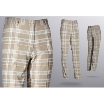 EXCEED กางเกงกอล์ฟผู้ชายขายาว #20 สีกากีเส้นส้ม (KUZ003) PGM Men's Golf PANTS Gentleman Plaid Quick Dry Sport Trousers Summer Breathable Short XXS-3XL KHAKI COLOUR EXCEED กางเกงกอล์ฟผู้ชายขายาว #20 สีกากีเส้นส้ม (KUZ003) PGM Men's Golf PANTS Gentleman Plaid Quick Dry Sport Trousers Summer Breathable Short XXS-3XL KHAKI COLOUR