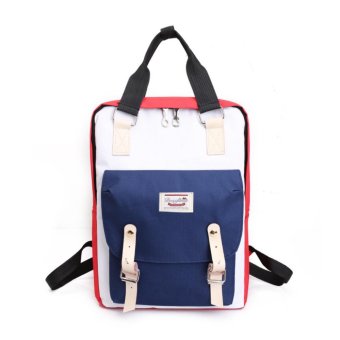 Marverlous กระเป๋า กระเป๋าเป้ กระเป๋าเป้สะพายหลัง NEW Fashion Backpack TTQ-สีแดง&สีน้ำเงิน Marverlous กระเป๋า กระเป๋าเป้ กระเป๋าเป้สะพายหลัง NEW Fashion Backpack TTQ-สีแดง&สีน้ำเงิน