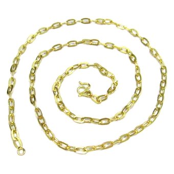 TANITTgems สร้อยคอทองเหลืองแท้ - รุ่น TNNL073 TANITTgems สร้อยคอทองเหลืองแท้ - รุ่น TNNL073
