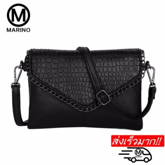 Marino กระเป๋าสะพายข้าง กระเป๋าสะพายไหล่ กระเป๋าถือ No.0220 - Black Marino กระเป๋าสะพายข้าง กระเป๋าสะพายไหล่ กระเป๋าถือ No.0220 - Black