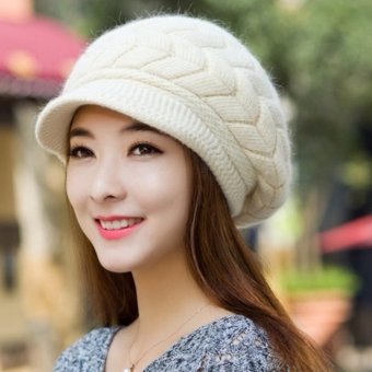 OSAKA หมวกผ้าไหมพรมลายถัก รุ่น UP43 - สีครีม OSAKA หมวกผ้าไหมพรมลายถัก รุ่น UP43 - สีครีม