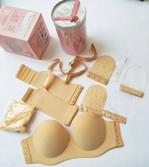 Perfect bra บราปั๊มลมได้ ไร้ขอบ + กางเกงในไร้ขอบ - สีเนื้อ Perfect bra บราปั๊มลมได้ ไร้ขอบ + กางเกงในไร้ขอบ - สีเนื้อ