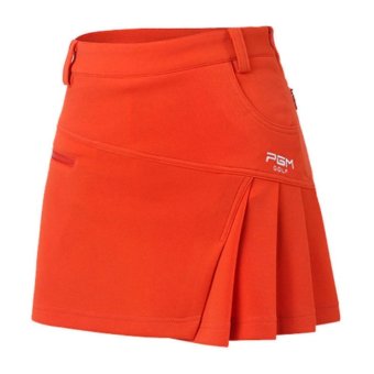EXCEED กระโปรงสำหรับสุภาพสตรี PGM สีส้ม Newest Brand Woman Golf Skirt Summer Clothes Pantskirt Anti Emptied Golf Shorts Fashion Pleated Skirt Safety Wrinkle Shorts (Orange) QZ012 EXCEED กระโปรงสำหรับสุภาพสตรี PGM สีส้ม Newest Brand Woman Golf Skirt Summer Clothes Pantskirt Anti Emptied Golf Shorts Fashion Pleated Skirt Safety Wrinkle Shorts (Orange) QZ012