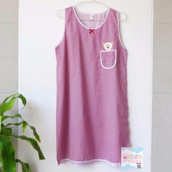 ชุดนอนผ้าcotton ชุดกระโปรงแขนกุด - CT 202 ชุดนอนผ้าcotton ชุดกระโปรงแขนกุด - CT 202