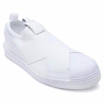AIR MOVE รองเท้าผ้าใบผู้หญิง Superstar Slip on (White) AIR MOVE รองเท้าผ้าใบผู้หญิง Superstar Slip on (White)