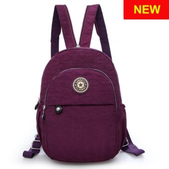 RICHCOCO กระเป๋าเป้สะพายหลัง Nylon leisure Backpack (K01-new Purple) RICHCOCO กระเป๋าเป้สะพายหลัง Nylon leisure Backpack (K01-new Purple)
