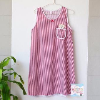 ชุดนอนผ้าcotton ชุดกระโปรงแขนกุด - CT 103 ชุดนอนผ้าcotton ชุดกระโปรงแขนกุด - CT 103