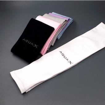 TGlobal ปอกแขนกันแดด กันรังสี UV ออกกำลังกายกลางแจ้ง AQUA-X (Cooling Arm Sleeves Cover UV Sun Protection) ขนาด Free Size - สีดำ TGlobal ปอกแขนกันแดด กันรังสี UV ออกกำลังกายกลางแจ้ง AQUA-X (Cooling Arm Sleeves Cover UV Sun Protection) ขนาด Free Size - สีดำ