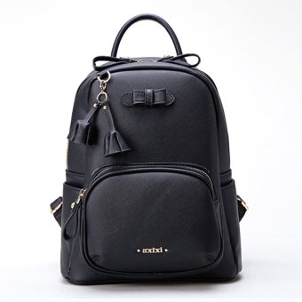 AXIXI กระเป๋าเป้ Flower Bunder Backpack Black AXIXI กระเป๋าเป้ Flower Bunder Backpack Black