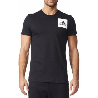 Adidas เสื้อยืด คอกลม T-Shirt Three Stripes B45750 BK (850) Adidas เสื้อยืด คอกลม T-Shirt Three Stripes B45750 BK (850)