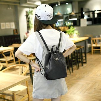 Little Bag กระเป๋าเป้สะพายหลัง กระเป๋าเป้เกาหลี กระเป๋าสะพายหลังผู้หญิง backpack women รุ่น LP-094 (สีดำ) Little Bag กระเป๋าเป้สะพายหลัง กระเป๋าเป้เกาหลี กระเป๋าสะพายหลังผู้หญิง backpack women รุ่น LP-094 (สีดำ)