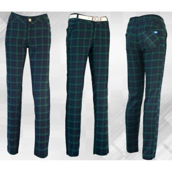 EXCEED กางเกงกอล์ฟสำหรับสุภาพสตรี ลายสก๊อต ( สีเขียว ) KUZ008 PGM Lady Golf Pants GREEN EXCEED กางเกงกอล์ฟสำหรับสุภาพสตรี ลายสก๊อต ( สีเขียว ) KUZ008 PGM Lady Golf Pants GREEN