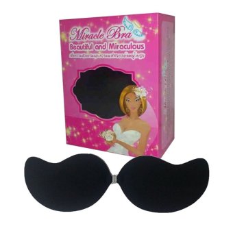 Miracle Bra ซิลิโคนบรา บราปีกนก ฟองน้ำหนา (สีดำ) - 1 กล่อง Miracle Bra ซิลิโคนบรา บราปีกนก ฟองน้ำหนา (สีดำ) - 1 กล่อง