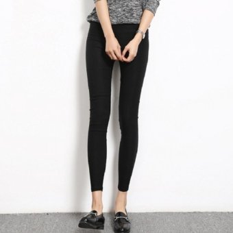 SCS กางเกงขายาว ผ้ายืด (สีดำ) รุ่นB222 SCS กางเกงขายาว ผ้ายืด (สีดำ) รุ่นB222