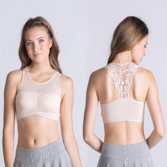 PBx Sexy Flower Bra Back - บราซับในซีทรูหลังลูกไม้ สีเนื้อ PBx Sexy Flower Bra Back - บราซับในซีทรูหลังลูกไม้ สีเนื้อ