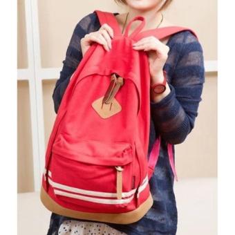 HS กระเป๋าเป้สะพายหลัง ผ้า Canvas ผสมรุ่น HSWB0006 (Red) HS กระเป๋าเป้สะพายหลัง ผ้า Canvas ผสมรุ่น HSWB0006 (Red)