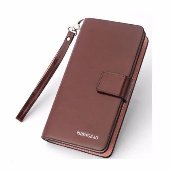 กระเป๋าสตางค์ ใส่มือถือ Women Long Wallet (Brown) กระเป๋าสตางค์ ใส่มือถือ Women Long Wallet (Brown)