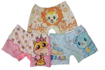 DD Kids กางเกงในขาสั้นเด็ก พิมพ์ลายเลเบลวีด้า สำหรับเด็กอายุ 1- 3 ปี (3 ตัว) DD Kids กางเกงในขาสั้นเด็ก พิมพ์ลายเลเบลวีด้า สำหรับเด็กอายุ 1- 3 ปี (3 ตัว)