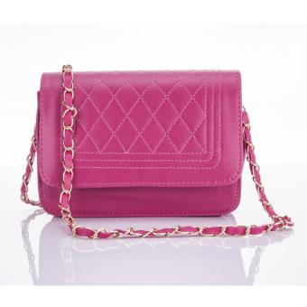 Premium Bag กระเป๋าแฟชั่น กระเป๋าสะพายข้าง รุ่น PB-002 (สีชมพู) Premium Bag กระเป๋าแฟชั่น กระเป๋าสะพายข้าง รุ่น PB-002 (สีชมพู)