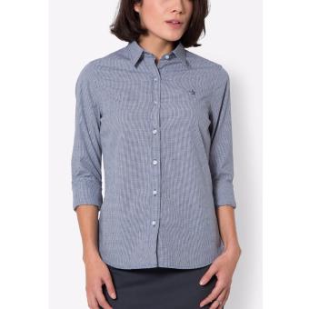PRIMO LINEA เสื้อเชิ้ตแขนยาว ลายตารางเล็กปมผ้า รุ่น 4JW42L1079 (สีเทา) PRIMO LINEA เสื้อเชิ้ตแขนยาว ลายตารางเล็กปมผ้า รุ่น 4JW42L1079 (สีเทา)