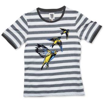 PIMNIYOM T-SHIRT เสื้อยืด คอกลม รุ่น P521 (GREY/WHITE) PIMNIYOM T-SHIRT เสื้อยืด คอกลม รุ่น P521 (GREY/WHITE)