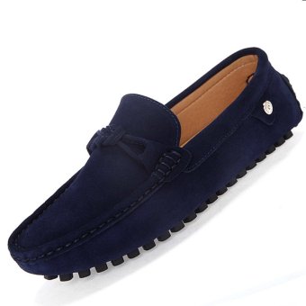 PINSV รองเท้าหนังลำลอง Loafers แฟลตคนออกแบบ (กรมท่า) PINSV รองเท้าหนังลำลอง Loafers แฟลตคนออกแบบ (กรมท่า)