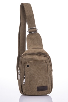 Premium Bag กระเป๋าคาดอก คาดเอว สะพายไหล่ รุ่น PB008 (สีกากี) Premium Bag กระเป๋าคาดอก คาดเอว สะพายไหล่ รุ่น PB008 (สีกากี)
