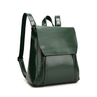 ST MartShop กระเป๋าเป้สะพายหลังหนังแท้ รุ่น st168 (สีเขียว) ST MartShop กระเป๋าเป้สะพายหลังหนังแท้ รุ่น st168 (สีเขียว)