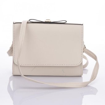 Premium Bag กระเป๋าแฟชั่น กระเป๋าสะพายข้าง รุ่น PB-001 (สีขาว) Premium Bag กระเป๋าแฟชั่น กระเป๋าสะพายข้าง รุ่น PB-001 (สีขาว)