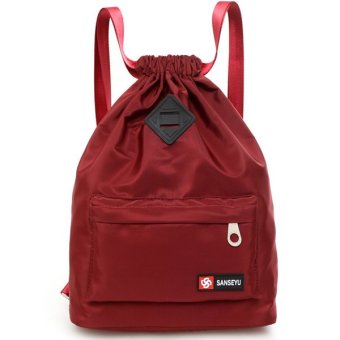RICHCOCO กระเป๋าเป้สะพายหลัง Nylon leisure Backpack (K10-Red) RICHCOCO กระเป๋าเป้สะพายหลัง Nylon leisure Backpack (K10-Red)