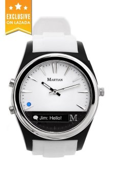 Martian Smart Watch นาฬิกา สายซิลิโคน รุ่น MN200WBW – White Martian Smart Watch นาฬิกา สายซิลิโคน รุ่น MN200WBW – White