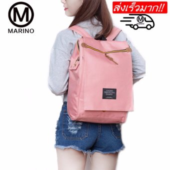 Marino กระเป๋า กระเป๋าเป้ กระเป๋าสะพายหลัง Woman Backpack No.0210 - Pink Marino กระเป๋า กระเป๋าเป้ กระเป๋าสะพายหลัง Woman Backpack No.0210 - Pink