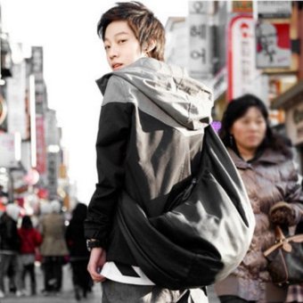 Osaka กระเป๋าสะพายหลังผู้ชายแบบหนัง PU รุ่น ND304 สีดำ Osaka กระเป๋าสะพายหลังผู้ชายแบบหนัง PU รุ่น ND304 สีดำ