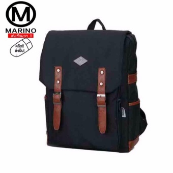 Marino กระเป๋า กระเป๋าเป้ กระเป๋าสะพายหลัง กระเป๋าใส่โน๊ตบุ๊ค Backpack No.0226 - Black Marino กระเป๋า กระเป๋าเป้ กระเป๋าสะพายหลัง กระเป๋าใส่โน๊ตบุ๊ค Backpack No.0226 - Black