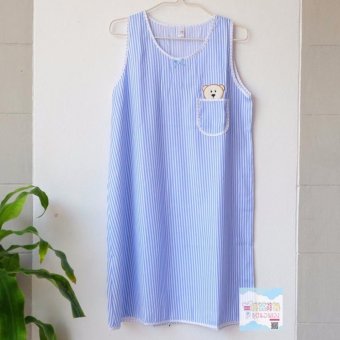 ชุดนอนผ้าcotton ชุดกระโปรงแขนกุด - CT 104 ชุดนอนผ้าcotton ชุดกระโปรงแขนกุด - CT 104