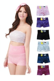 meihua shop Solara underpant กางเกงใน เส้นไหม แพ็ต 6 ชิ้น (สี ดำ น้ำเงิน ม่วง บานเย็น ฟ้า ชมพู) meihua shop Solara underpant กางเกงใน เส้นไหม แพ็ต 6 ชิ้น (สี ดำ น้ำเงิน ม่วง บานเย็น ฟ้า ชมพู)