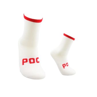 Cbike POC ถุงเท้าจักรยาน สีขาว ถุงเท้าปั่นจักรยาน เนื้อผ้าระบายอากาศและยืดหยุ่นสุง Cbike POC ถุงเท้าจักรยาน สีขาว ถุงเท้าปั่นจักรยาน เนื้อผ้าระบายอากาศและยืดหยุ่นสุง