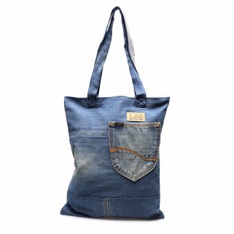 กระเป๋าผ้ายีนส์ รุ่น LE 16801107 สี Indigo กระเป๋าผ้ายีนส์ รุ่น LE 16801107 สี Indigo